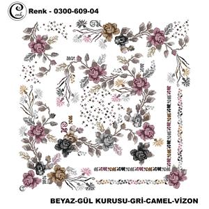 Cenk Desenli Oyalık Yazma - 0300-609 - Renk-24