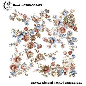 Cenk Desenli Oyalık Yazma - 0300-532 - Renk-27