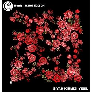 Cenk Desenli Oyalık Yazma - 0300-532 - Renk-10