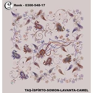 Cenk Desenli Oyalık Yazma - 0300-548 - Renk-06