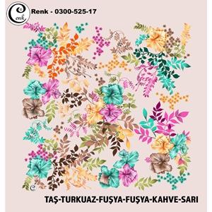 Cenk Desenli Oyalık Yazma - 0300-525 - Renk-16
