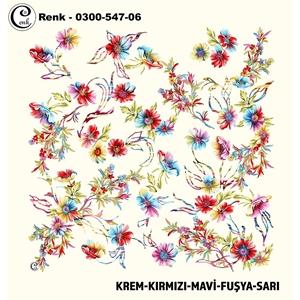 Cenk Desenli Oyalık Yazma - 0300-547 - Renk-01