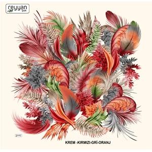 Reyyan İpek Desenli Oyalık Yazma - 15642 - Renk-18
