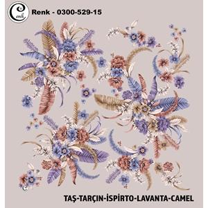 Cenk Desenli Oyalık Yazma - 0300-529 - Renk-08