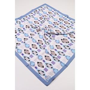 Levidor Desenli Violet Eşarp - Desen-03