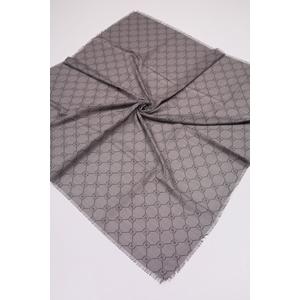 Baysem Desenli Keten Flamlı Eşarp - Desen-05 - Renk-08