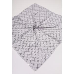 Baysem Desenli Keten Flamlı Eşarp - Desen-05 - Renk-08
