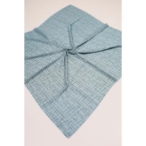 Baysem Desenli Keten Flamlı Eşarp - Desen-06 - Renk-04