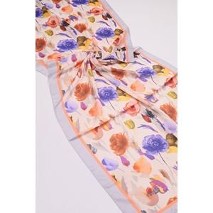 Scarfella Desenli Naturel Şal - Desen-97 - Renk-08