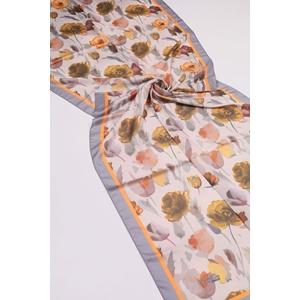 Scarfella Desenli Naturel Şal - Desen-97 - Renk-08