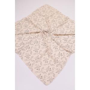 Baysem Desenli Keten Flamlı Eşarp - Desen-08