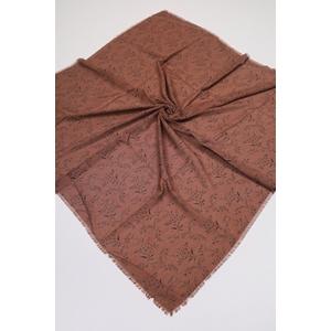 Baysem Desenli Keten Flamlı Eşarp - Desen-08