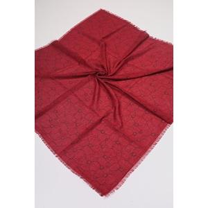 Baysem Desenli Keten Flamlı Eşarp - Desen-09