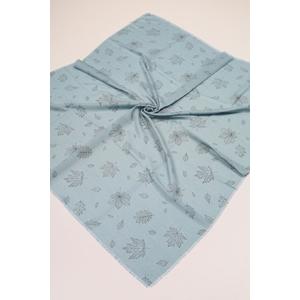 Baysem Desenli Keten Flamlı Eşarp - Desen-10
