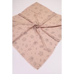 Baysem Desenli Keten Flamlı Eşarp - Desen-10