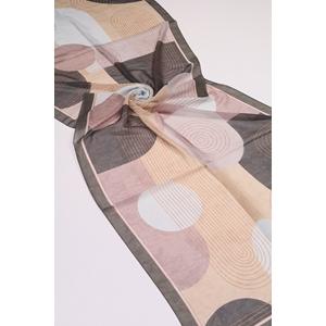 Luvensara Desenli Şifon İpek Şal - Desen-01 - Renk-07