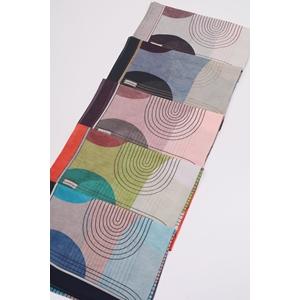 Luvensara Desenli Şifon İpek Şal - Desen-01