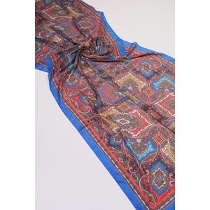 Scarfella Desenli Silk Licra Şal - Desen-09