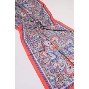 Scarfella Desenli Silk Licra Şal - Desen-09