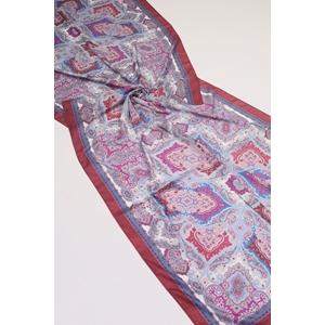 Scarfella Desenli Silk Licra Şal - Desen-09