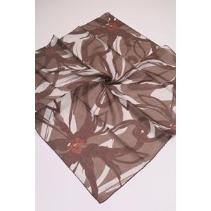 Piramit Desenli Naturel Eşarp - Desen-08 - Renk-04