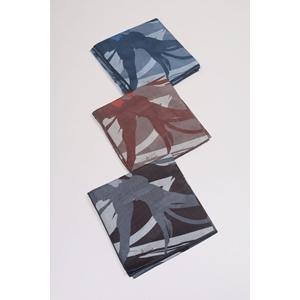 Piramit Desenli Naturel Eşarp - Desen-08