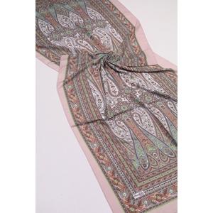 Scarfella Desenli Naturel Şal - Desen-106 - Renk-07