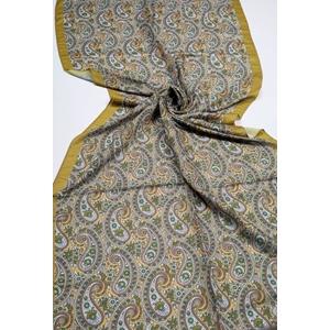 Scarfella Desenli Naturel Şal - Desen-138