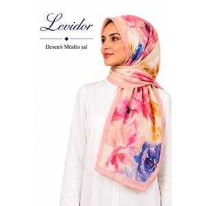 Levidor Desenli Müslin Şal - Desen-03