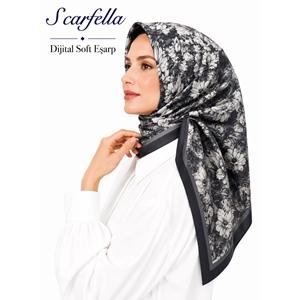 Scarfella Dijital Soft Eşarp - Desen-144