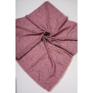 Baysem Desenli Keten Flamlı Eşarp - Desen-27