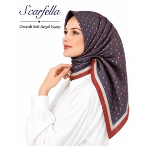 Scarfella Desenli Soft Angel Eşarp - Desen-85