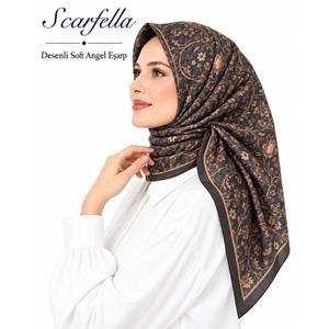 Scarfella Desenli Soft Angel Eşarp - Desen-86