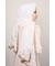 Moda Kaşmir Karamel-Beyaz Serisi Medine İpeği Şal - Desen-02